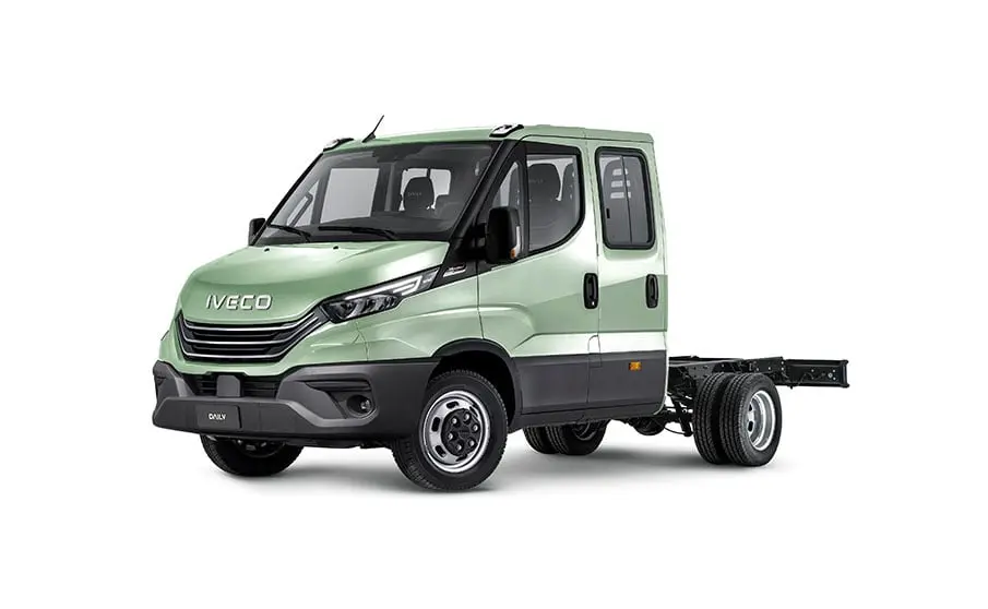 IVECO Dubbelhytt Flakbil